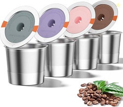RETHONE K Cup Reusable Coffee Pods (4 Pack)