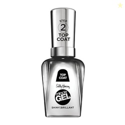 Sally Hansen Miracle Gel, Shiny Top Coat, Long Lasting, Gel-Like Formula, No UV Lamp Needed, Clear Nail Polish