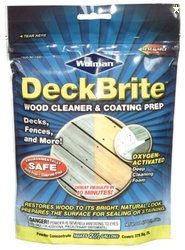 Rust-Oleum 16001 Wolman Deckbrite Wood Cleaner and Coating Prep with Pouch, 1 lb