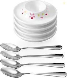 CINF CERAMIC SAKURA EGG HOLDER SET OF 4