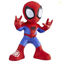 Spidey and his Amazing Friends Marvel Dance 'N Crawl Spidey, Interactive Plush Toy with 20 Phrases & Sounds, 2 Songs, Super Hero Toys for Kids 3 & Up