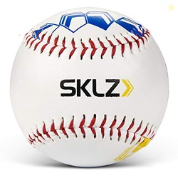 SKLZ PITCH TRAINING BASEBALL WITH FINGER PLACEMENT MARKERS, WHITE, 1