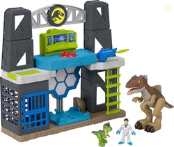 Fisher-Price Imaginext Jurassic World Dinosaur Toys Scan & Glow Dino Playset with Lights & Sounds for Kids Ages 3+ Years