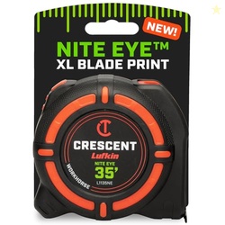 Crescent Lufkin 10 Meter / 35 Ft. Ft. WORKHORSE NITE EYE Tape Measure | L1135NECME