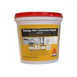 Sika - Sikacryl - Gray - Ready-Mix Concrete Patch - for Repairing spalls and Cracks in Concrete and Masonry - Textured - 1 qt (Pack of 1)