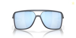 Oakley OO9147 Castel Sunglasses, Blue Steel/Prizm Deep Water Polarized, 63 mm