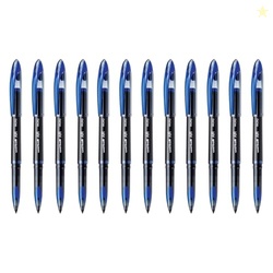 uniball Air Porous Point Pens, Medium Point (0.7mm), Blue, 12 Pack