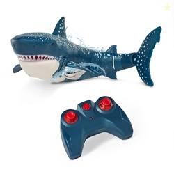 Terra by Battat - Remote Control Shark  Realistic Moving RC Shark Toy for Water Play & Swimming Pools  Fun RC Pool Ocean Lake Toys for Kids  Battery-Operated Floating Toy