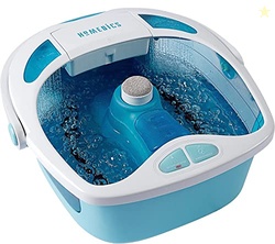 HoMedics Shower Bliss Foot Spa, Shower Massage Water Jets, Pedicure Center with 3 attachments, Toe-Touch Control, FB-625H