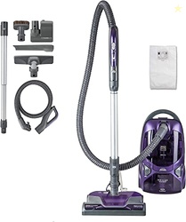 Kenmore 600 Series Pet Friendly Lightweight Bagged Canister Vacuum with Pet PowerMate, Pop-N-Go Brush, 2 Motors, HEPA Filter, Aluminum Telescoping Wand, Retractable Cord and 4 Cleaning Tools, Purple