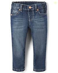 The Children's Place Baby Girls And Toddler Girls Basic Skinny Jeans,Blues Wash Single,6-9MONTHS