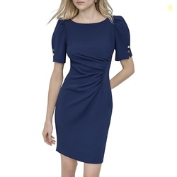 DKNY WOMEN'S DRESS, COASTAL BLUE, 14