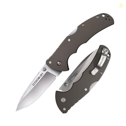 COLD STEEL CODE 4 3.5" S35VN RAZOR-SHARP SPEAR POINT BLADE 5" 6061 ALUMINUM HANDLEFOLDING KNIFE W/TRI-AD LOCK, BOXED
