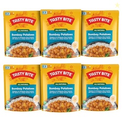 Tasty Bite Indian Bombay Potatoes, Microwaveable Ready to Eat Entre, 10 Ounce (Pack of 6)
