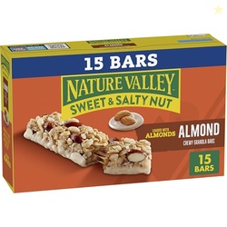 Nature Valley Sweet and Salty Nut Granola Bars, Almond, 15 Bars, 18 oz