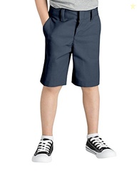 Dickies Boys 2-7 FlexWithaist Flat Front Short, Dark Navy, 4