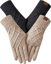 REACH STAR 2 PAIRS WINTER GLOVES FOR WOMEN 