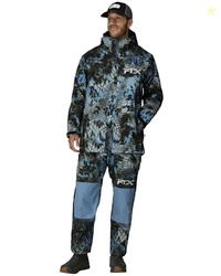 FROGG TOGGS Men's FTX Armor Premium Waterproof Rain, Fishing/Anglers Jacket, Kryptek Neptune, XX-Large