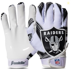 NFL OAKLAND RAIDERS YOUTH MEDIUM RECEIVER GLOVES