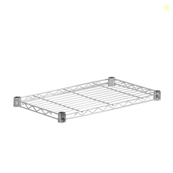 Honey-Can-Do SHF250C1424 Steel Wire Shelf for Urban Shelving Units, 250lbs Capacity, Chrome, 14Lx24W