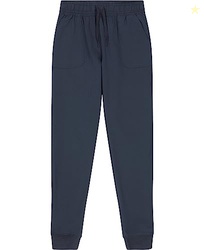 IZOD girls School Uniform Performance Jogger Casual Pants, Navy, 12 14 US