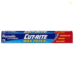 REYNOLDS CUT-RITE WAX PAPER, 75 SQUARE FOOT ROLL