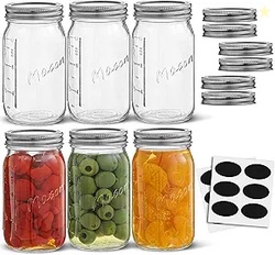 16 Oz Mason Jars With Lids