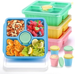 QQKO Bento Snack Box , 4 Pack AD 