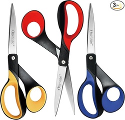 OneName Left Handed Scissors,3 Pack