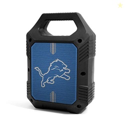 SOAR NFL ShockBox XL LED Wireless Bluetooth Speaker, Detroit Lions