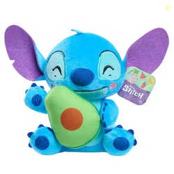 Disney Stitch Small 7-inch Plush Stuffed Animal, Stitch with Avocado, Easter Basket Fillers, Gifts, Presents, Kids Toys for Ages 2 Up by Just Play
