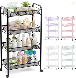 TOOLF 4-Tier Rolling Cart