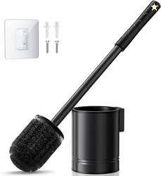 HAMITOR Black Toilet Bowl Brush