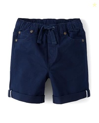 Gymboree,Boys,and Toddler Pull On Shorts,12,Tidal Vlue Roll Cuff