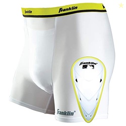 Franklin Sports Adult Compression Short With Cup- Medium