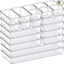 Criusia Drawer Organizer, 20 Pack