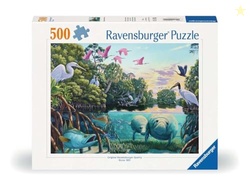 Ravensburger Manatee Moments - 500 Piece Jigsaw Puzzle | Premium Quality Materials | Engaging Imagery | Perfect Interlocking Fit | FSC Certified - 12000044