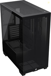 CORSAIR 3500X Mid-Tower ATX PC Case  Panoramic Tempered Glass  Reverse Connection Motherboard Compatible  No Fans Included  Black
