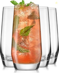JoyJolt Gwen 18.5 oz Highball Glasses, 4pc 