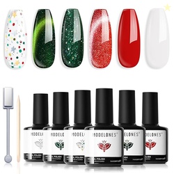 modelones Gel Nail Polish Set, 6 Colors
