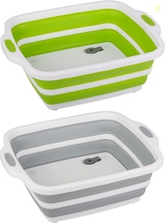 2 Pack Collapsible Cutting Board, Foldable Dish Tub