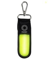 Hillman Reflective LED Safety Light Keychain for Runners, Bikers, Kids and More