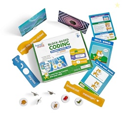 hand2mind Scratch Block-Based Coding Student Activity, Learn to Code, Computer Science and Programming for Kids, STEM Activities, STEM Classroom, Coding for Kids 8-12, Science Teacher Supplies