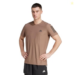 adidas Men's Own The Run T-Shirt, Trace Brown, Large/Tall
