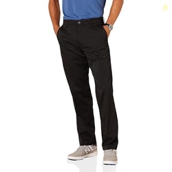 Amazon Essentials Men's Classic-Fit Stretch Golf Pant (Available in Big & Tall), Black, 40W x 30L