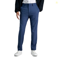 Kenneth Cole Reaction Men's Stria Slim Fit Flat Front Dress Pant