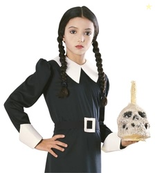 The Addams Family: Wednesday Addams Wig for Kids by Rubies, Girl's No Size