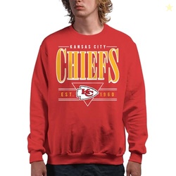 Kansas City Chiefs Established Retro - NFL Adult Crew Fleece for Men & Women