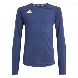 adidas Girls Volleyball Hilo Long Sleeve Jersey, Team Navy Blue, Large