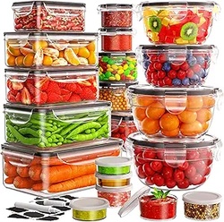 40 PCS Food Storage Containers with Lids 